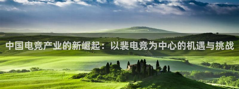 ky电竞：中国电竞产业的新崛起：以裴电竞为中心的机遇与挑战