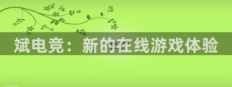ky电竞馆：斌电竞：新的在线游戏体验